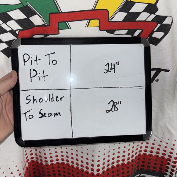 Vintage 90’s NASCAR Chevrolet Racing AOP All Over Print T-Shirt Sz XL - Picture 7 of 7